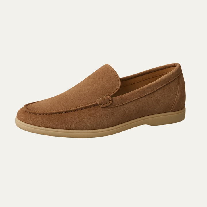 Mens Suede Loafers Slip-On Casual Shoes