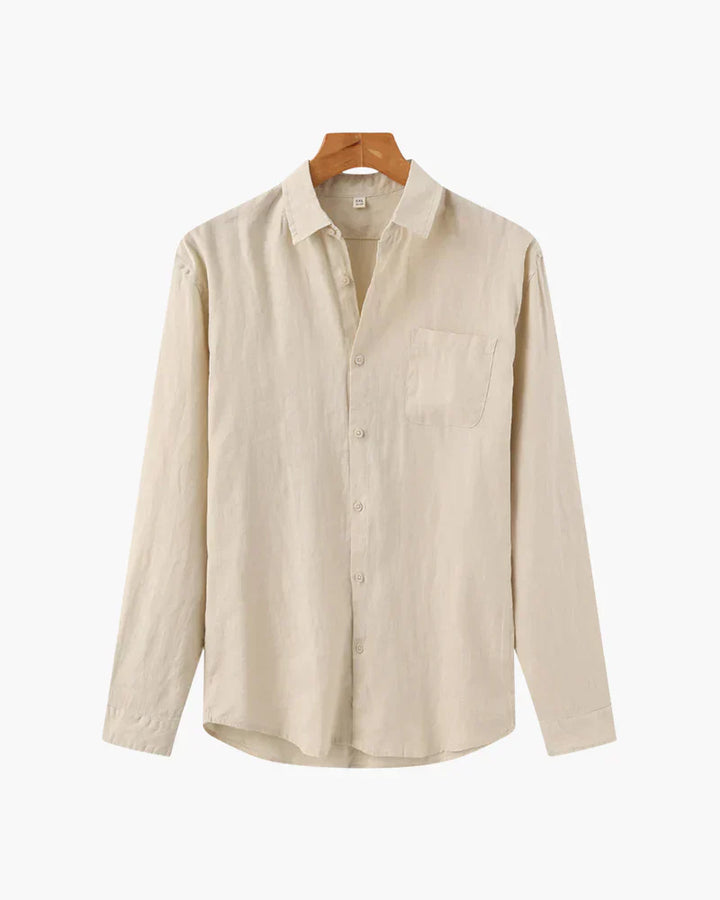 Mens Casual Cotton Shirt Classic Fit - BritishMode