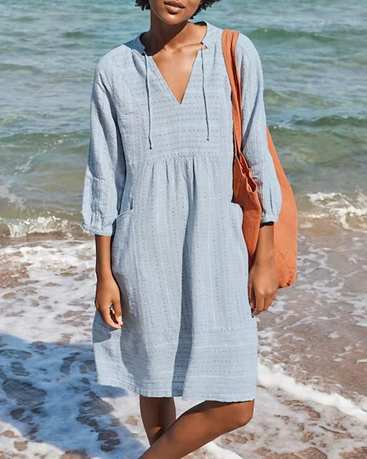 Womens Sundress Lightweight with Pockets - BritishMode