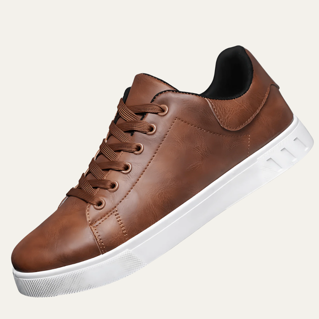 Mens Casual Sneakers Leather Classic Style - BritishMode