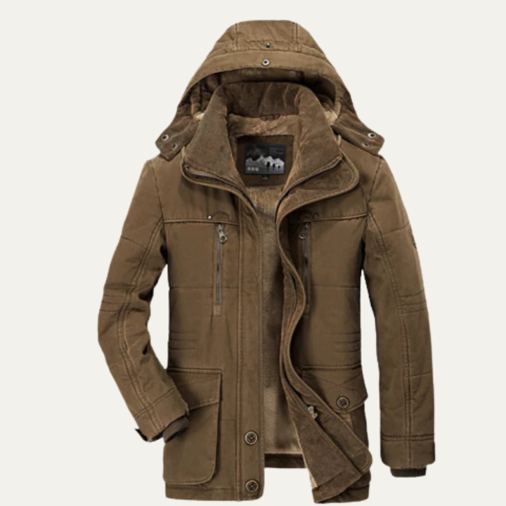 Mens Winter Parka Fur Lined Heavy Duty - BritishMode