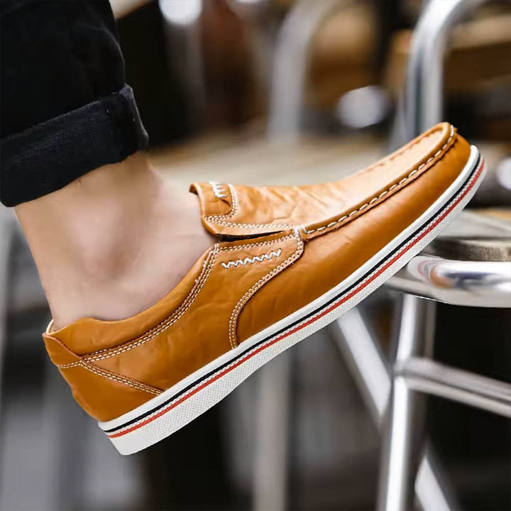 Mens Loafers Comfortable Slip-On Design - BritishMode