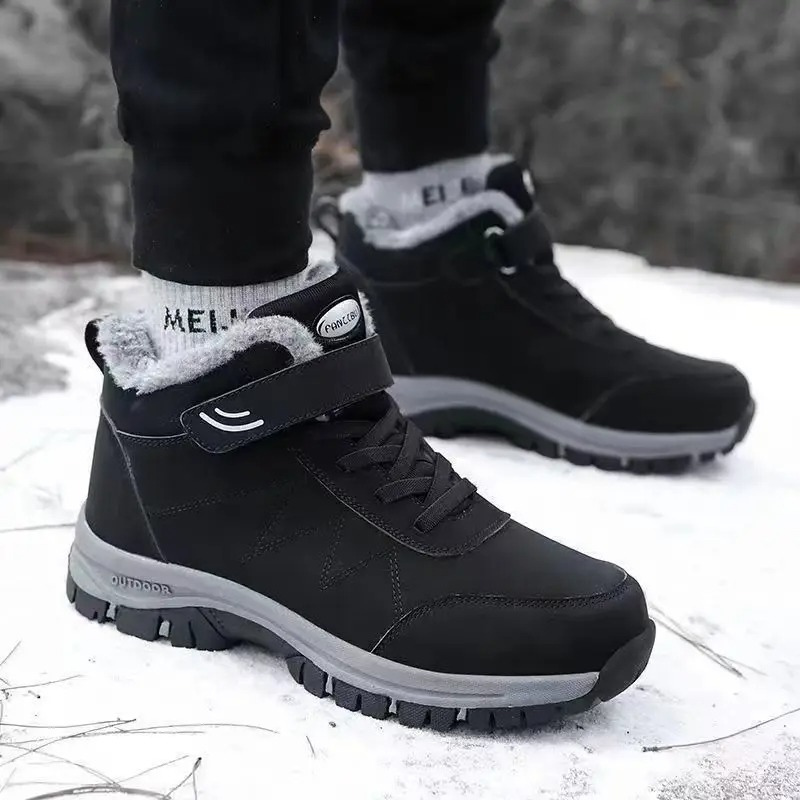 Mens Snow Boots Waterproof Insulated Warm