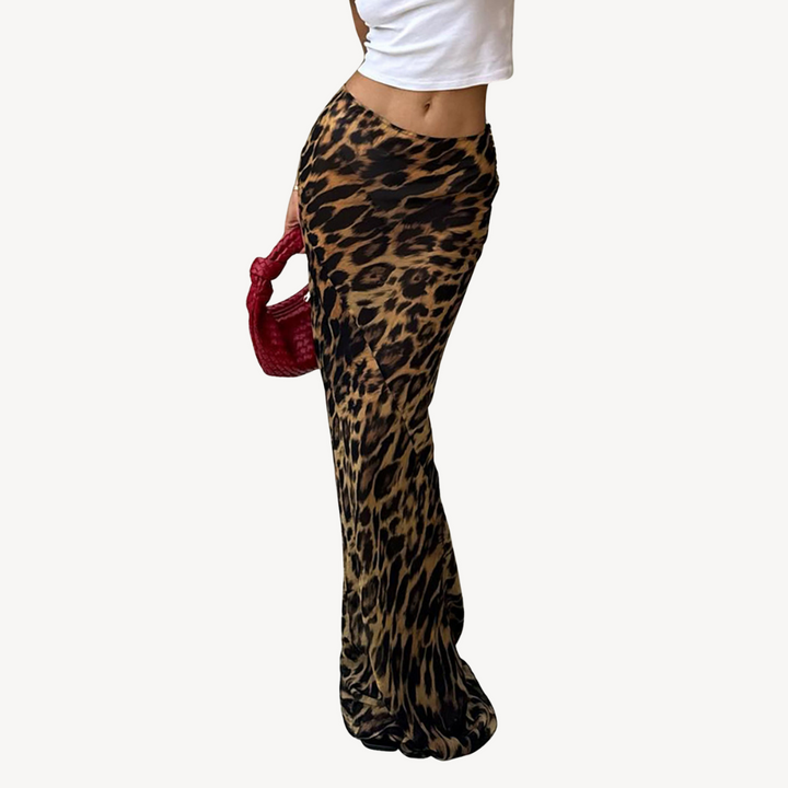 Womens Bodycon Maxi Skirt Ruched Stretch Fabric - BritishMode