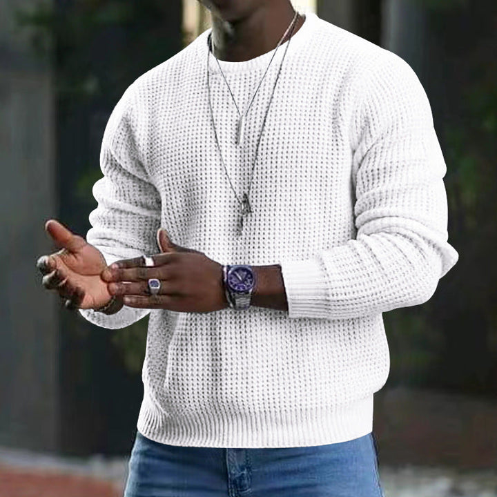 Mens Wool Knit Sweater Classic Fit - BritishMode