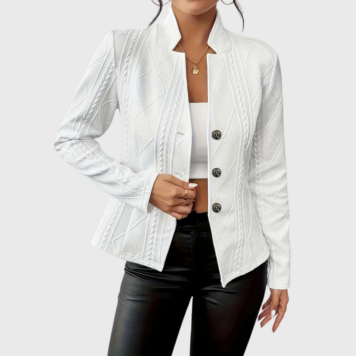 Womens Tailored Blazer Structured Fit - BritishMode
