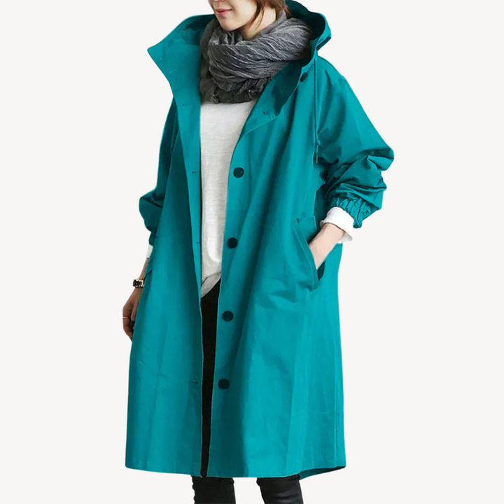 Womens Trench Coat Cotton Classic Fit