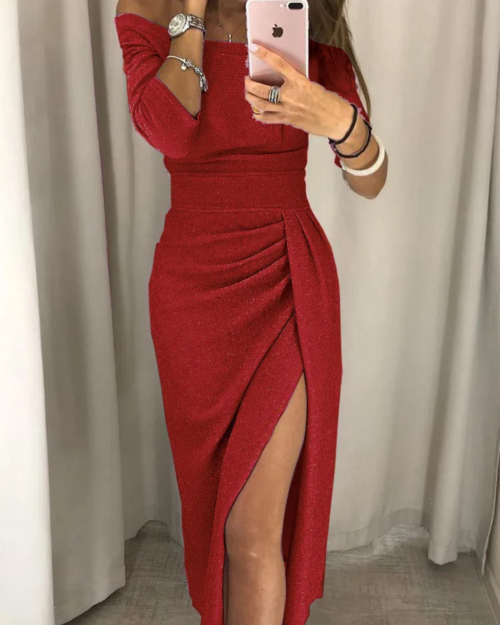Womens Elegant Dress Classic Fit