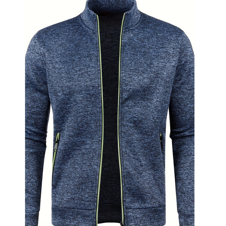 Mens Track Jacket Minimalist Piped Design