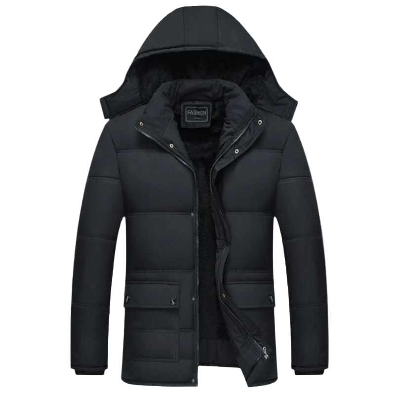 Mens Padded Winter Coat Modern Cut - BritishMode