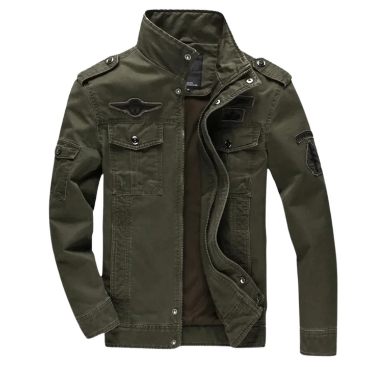 Mens Military Jacket Rugged Style Regular Fit