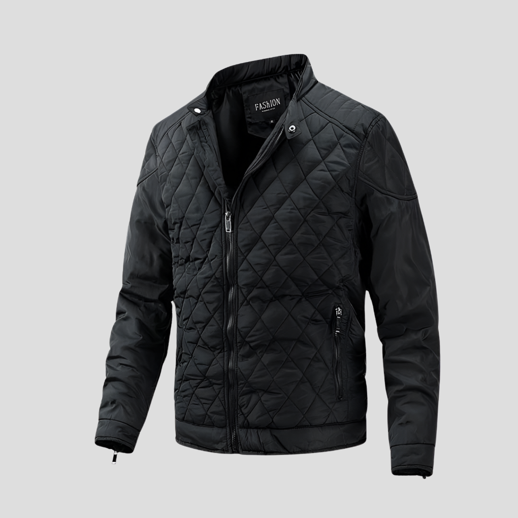Mens Quilted Jacket Lightweight Transitional Fit - BritishMode