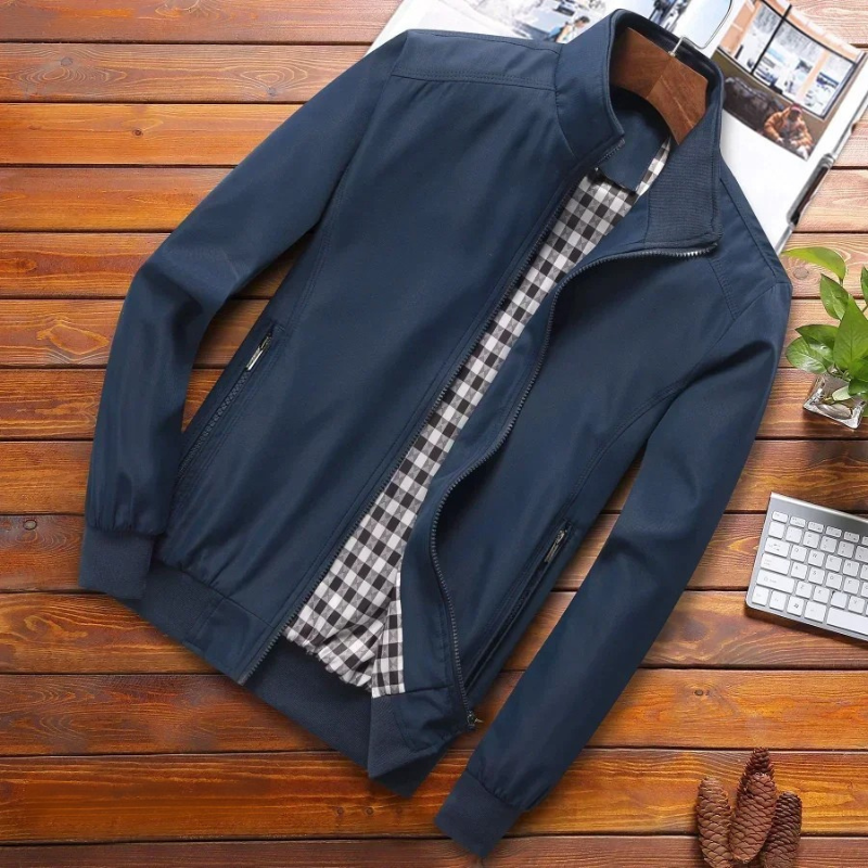 Mens Wind-Resistant Jacket Lightweight Summer Fit