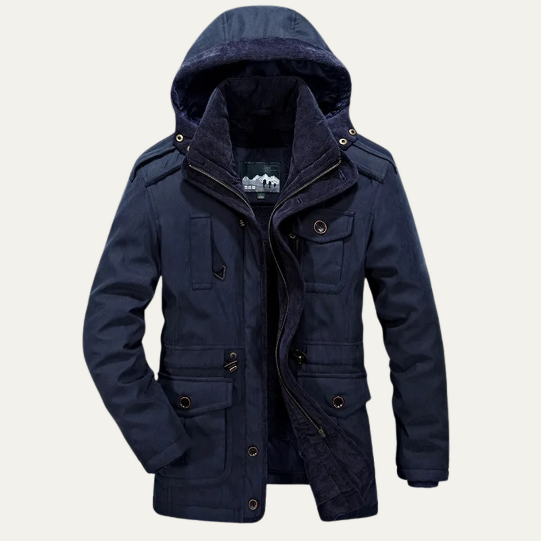 Mens Insulated Utility Winter Parka Heavy Fit