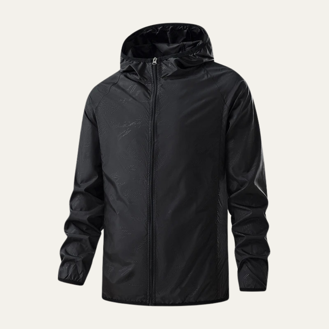 Mens Lightweight Waterproof Windbreaker Jacket with Hood - BritishMode