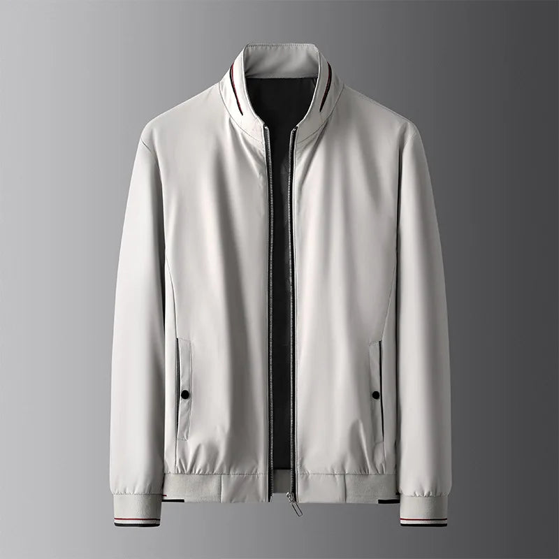 Mens Jacket with Zipper Front Regular Fit