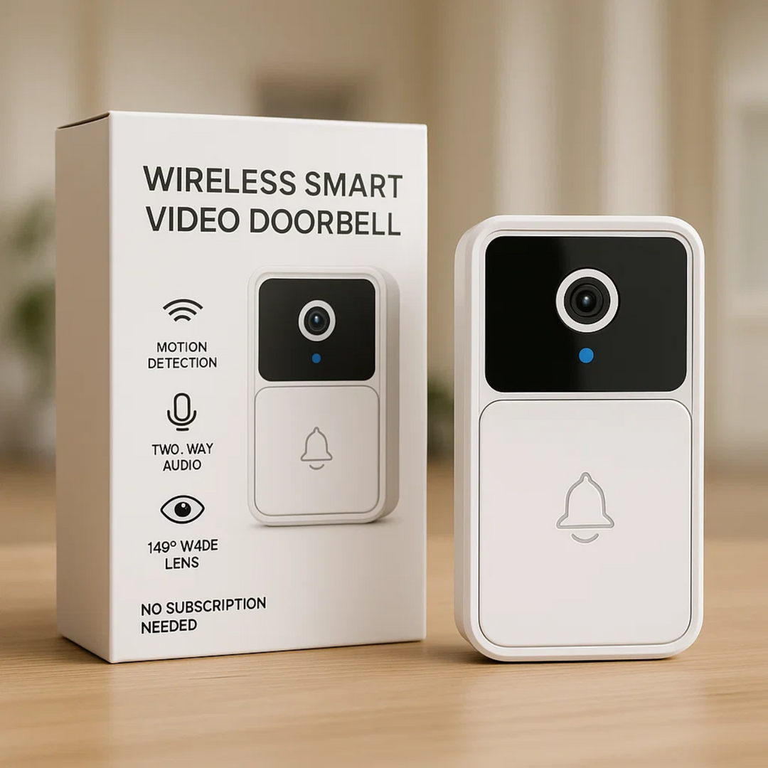 Wireless Security Doorbell with HD Video and Motion Detection - BritishMode