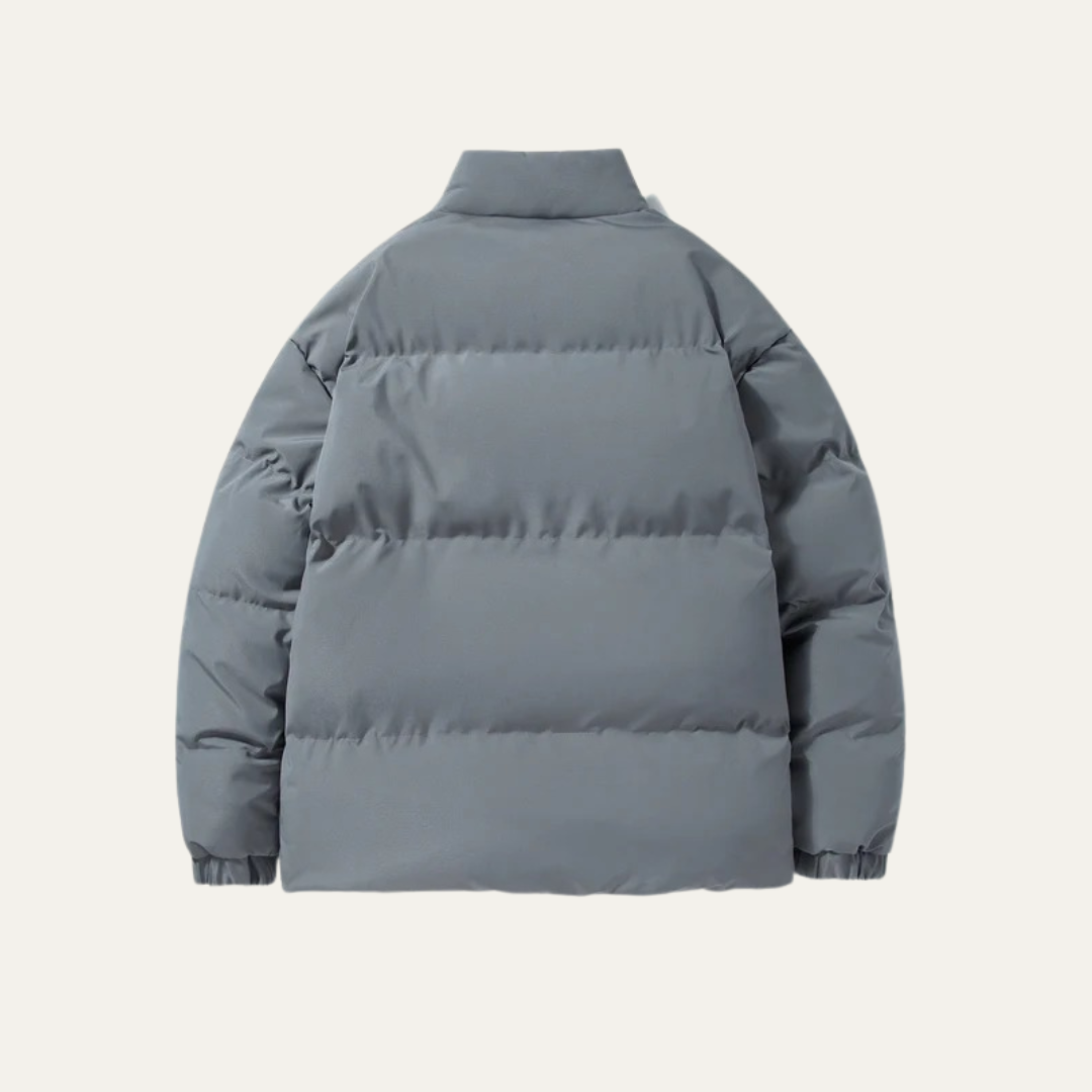 Mens Puffer Jacket Plush Lined Warm Fit