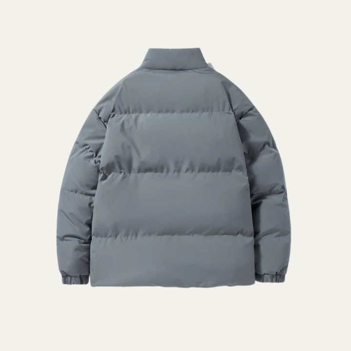 Mens Puffer Jacket Plush Lined Warm Fit