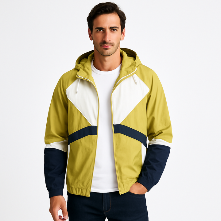 Mens Windbreaker Jacket Lightweight Relaxed Fit - BritishMode