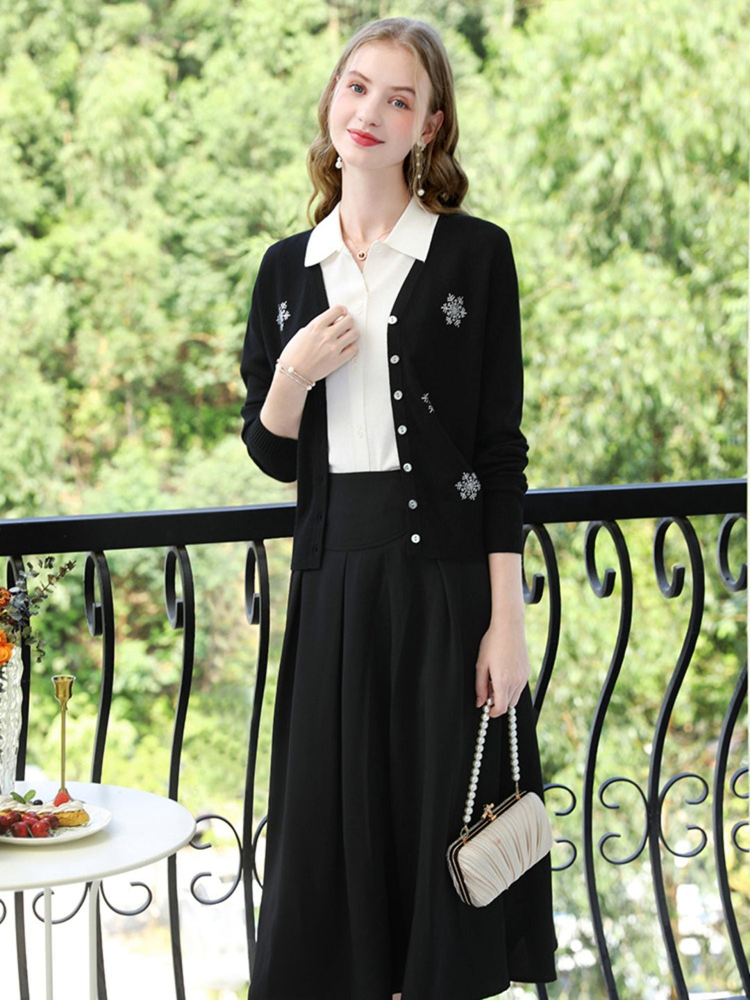 Womens Sweater Cardigan Knit Winter Pattern - BritishMode