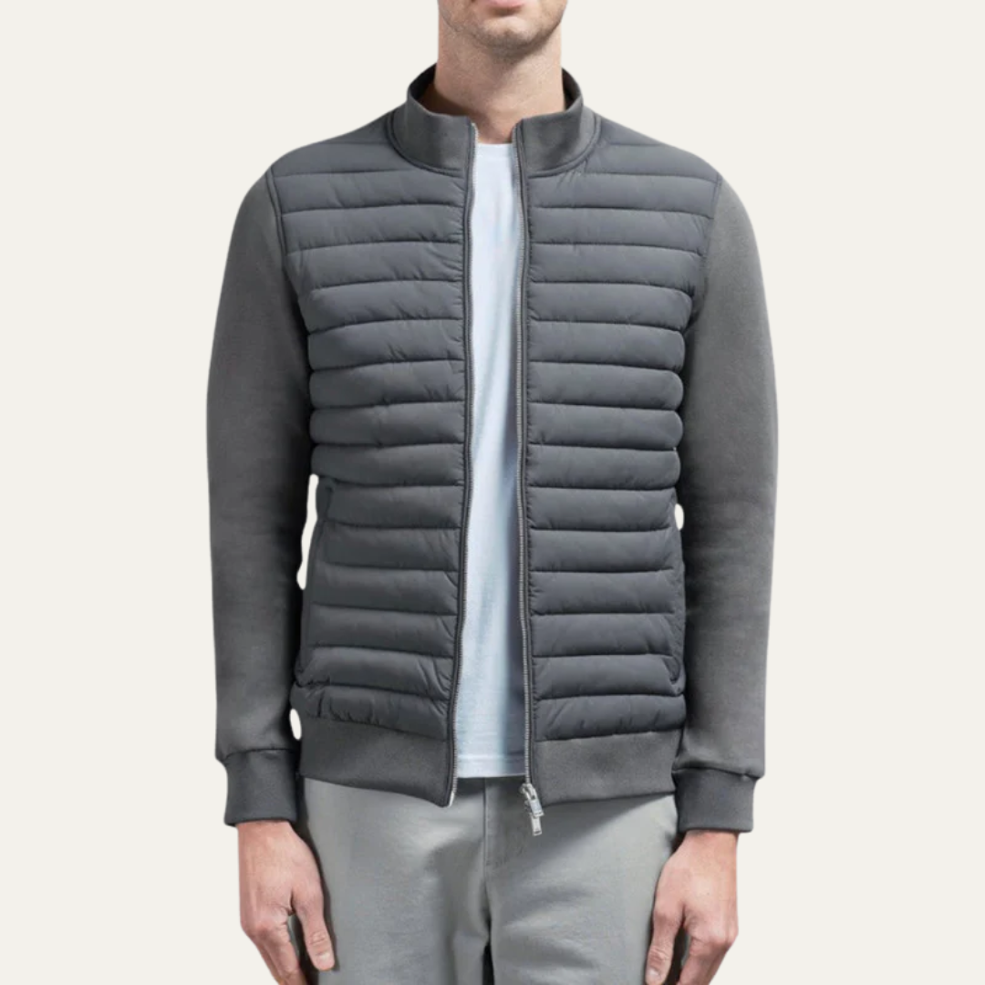 Mens Corduroy Trucker Jacket with Shearling Collar