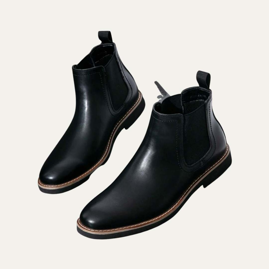 Mens Chelsea Boots Matte Lug Sole - BritishMode