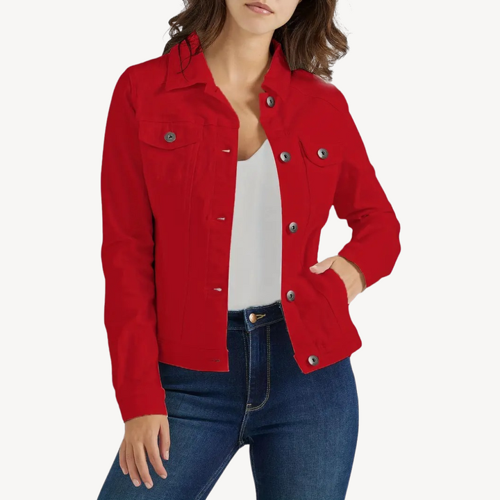 Unisex Denim Jacket Button-Up Classic Fit - BritishMode