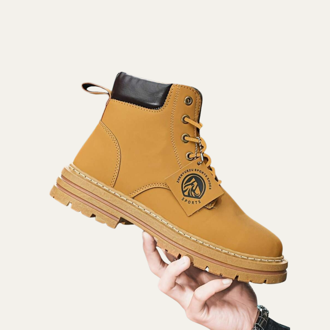 Mens Chelsea Work Boots Rugged Lug Sole - BritishMode