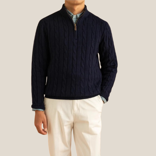 Unisex Zip-Up Jumper with Timeless Design