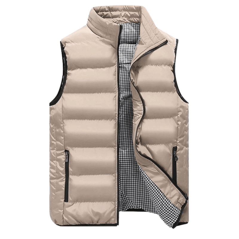 Unisex Quilted Vest Insulated Sleeveless Jacket Warm Fit