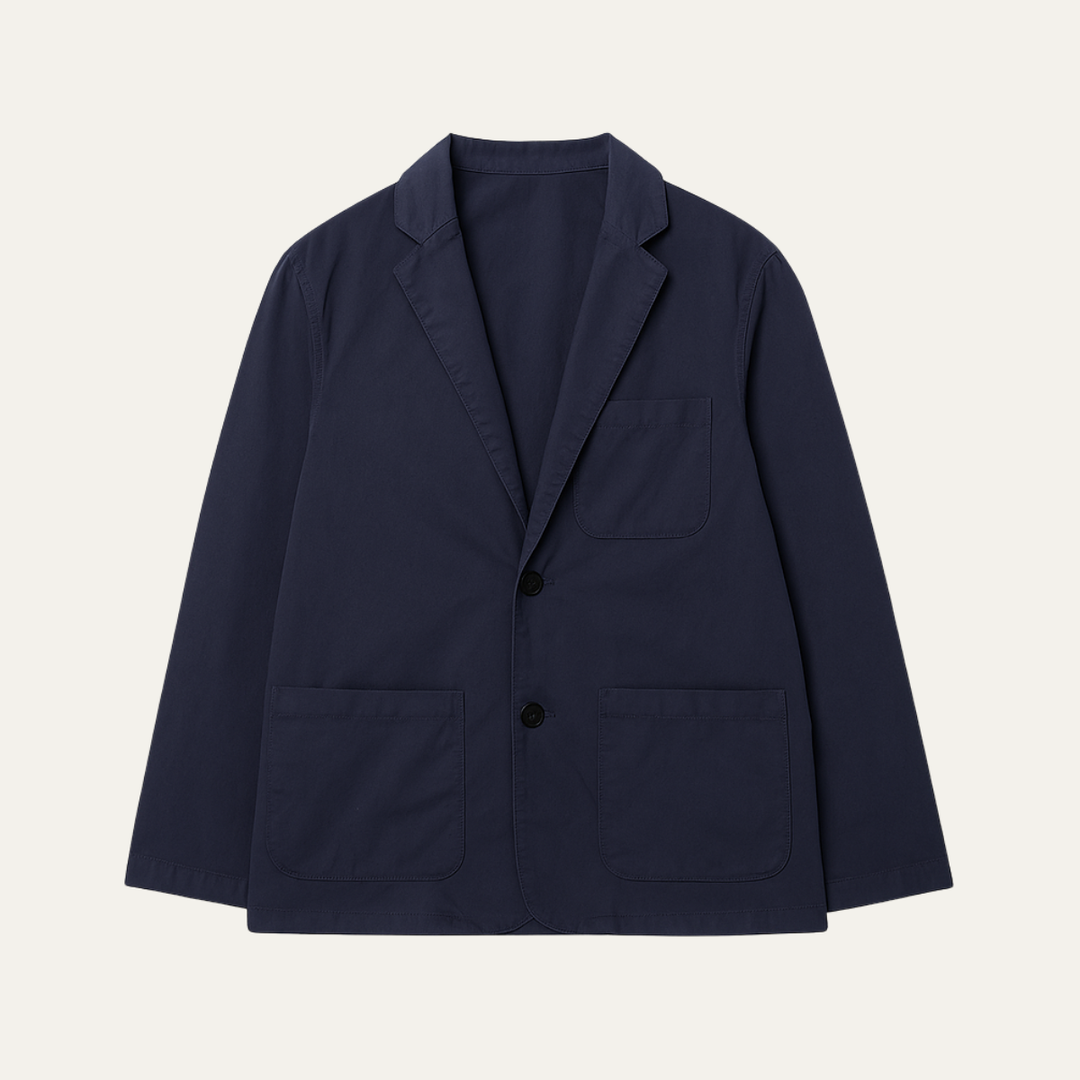 Mens Lightweight Cotton Blazer Smart Casual Fit - BritishMode