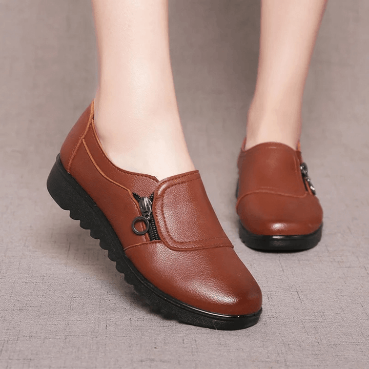 Unisex Orthopedic Leather Footwear Comfortable Supportive Fit - BritishMode