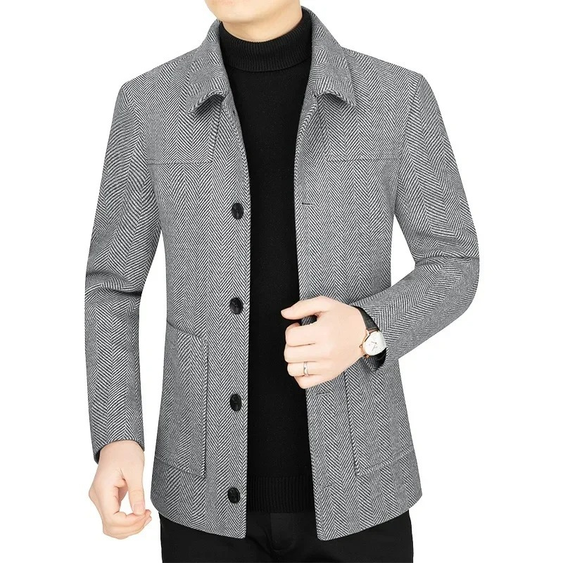 Mens Blazer Textured Pattern Classic Fit