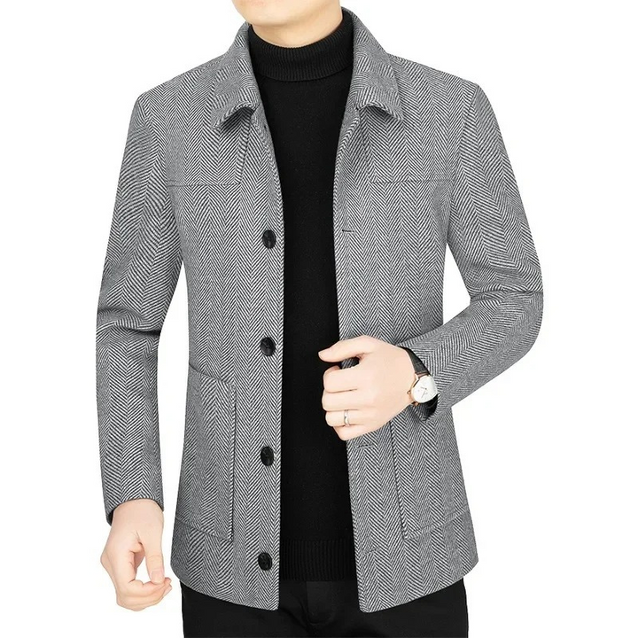 Mens Blazer Textured Pattern Classic Fit