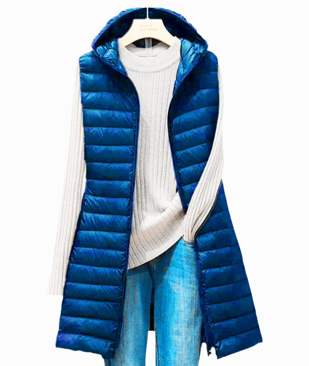 Womens Sleeveless Winter Coat Classic Fit - BritishMode