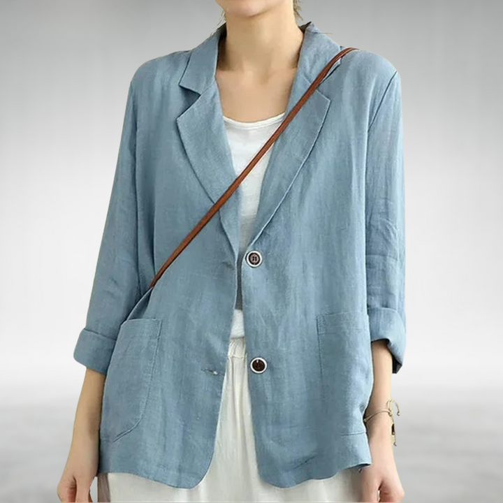 Womens Blazer Classic Tailored Fit Versatile - BritishMode