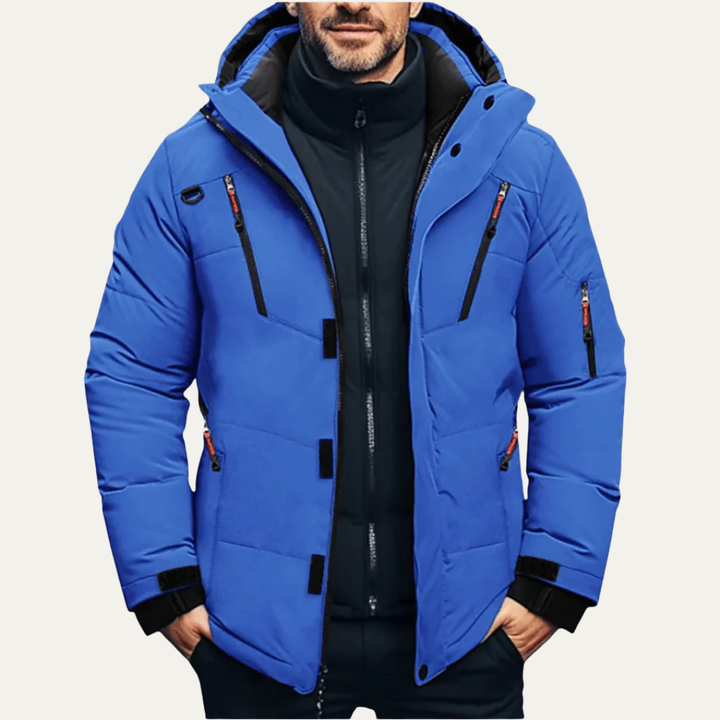 Mens Quilted Winter Parka Multi-Layer Insulated - BritishMode