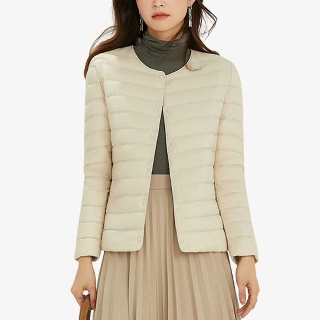 Womens Lightweight Puffer Jacket Winter Outerwear - BritishMode