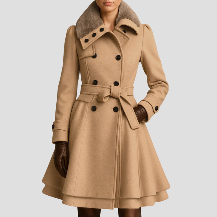Womens Faux Fur Parka Coat Warm Fit