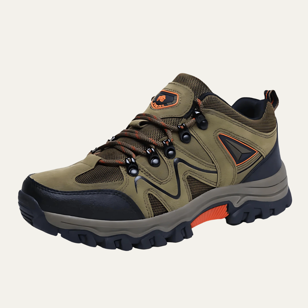 Mens Trail Shoes Mesh Panel Rugged Design - BritishMode