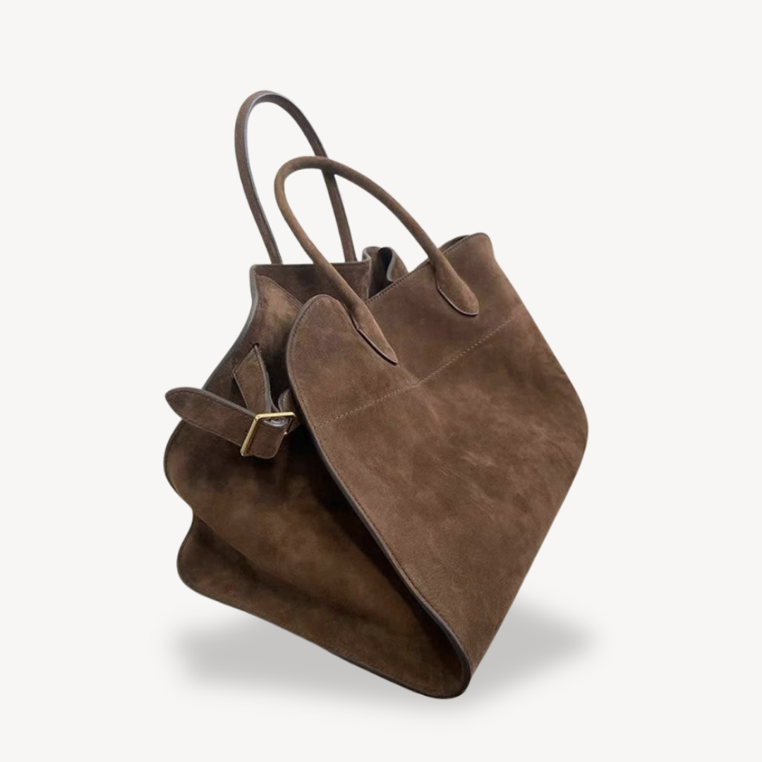 Womens Tote Bag Suede Leather - BritishMode