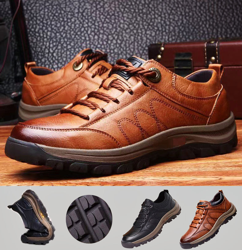 Mens Orthopedic Leather Shoes Handmade