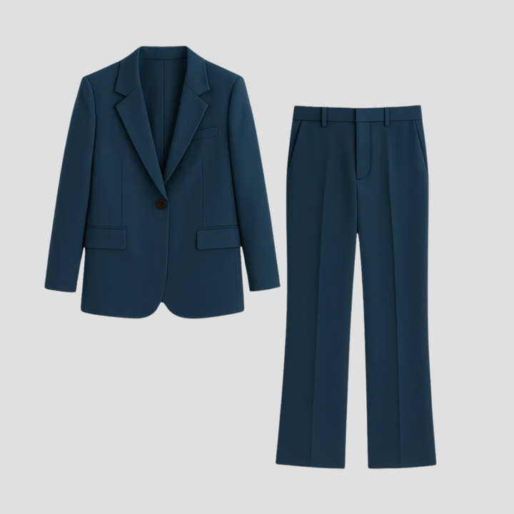 Womens Blazer with Notch Lapel Tailored Fit