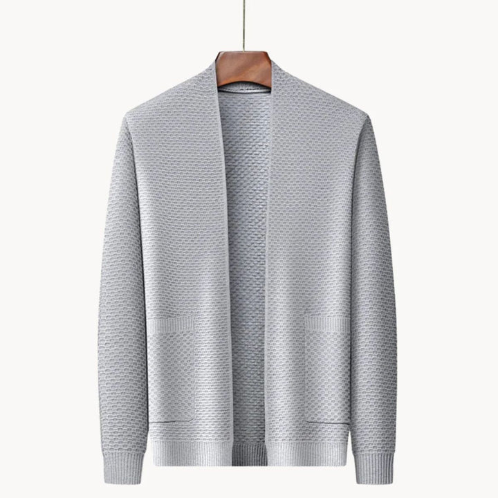 Mens Knit Cardigan Open Front Casual Fit