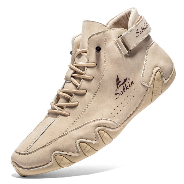 Mens Orthopedic Leather Shoes Comfortable Fit