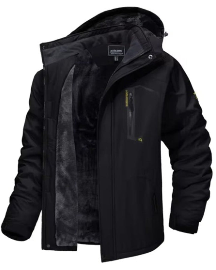 Mens Outdoor Jacket Waterproof Durable Fit