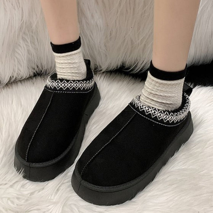 Womens Chunky Snow Boots Winter-Ready Insulated