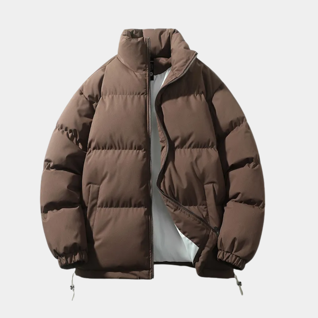 Mens Windproof Winter Jacket Insulated Warm Fit