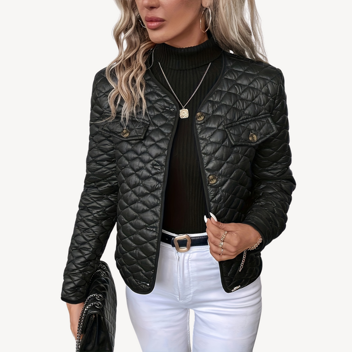 Womens Quilted Jacket Insulated Lightweight Fit - BritishMode